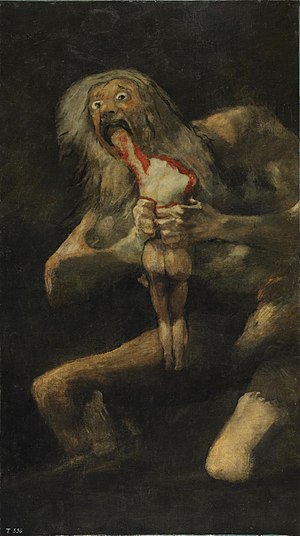 Saturn devouring his son